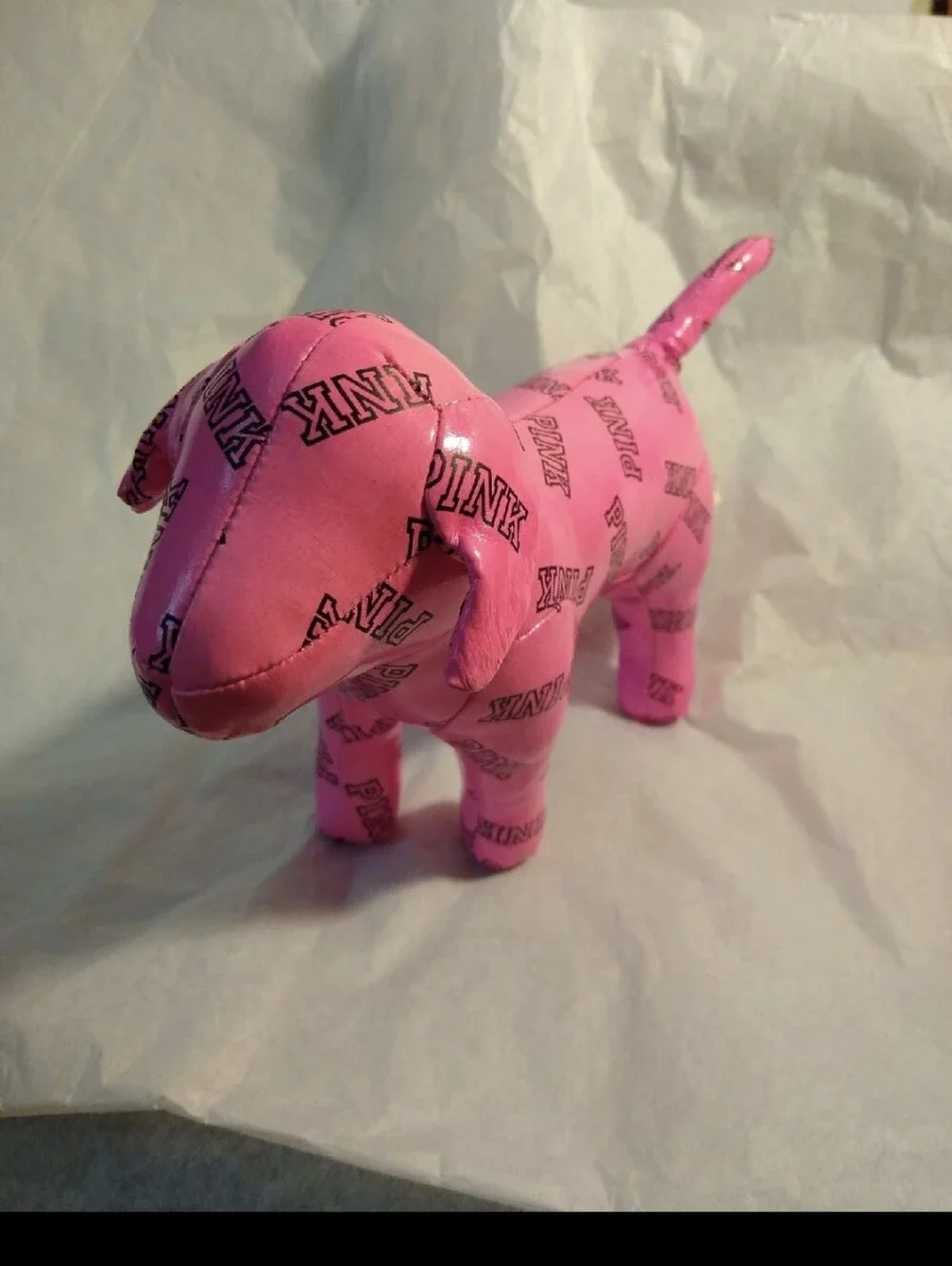 Victoria Secret Pink Vinyl Logo Stamp dog New - Picture 6 of 6